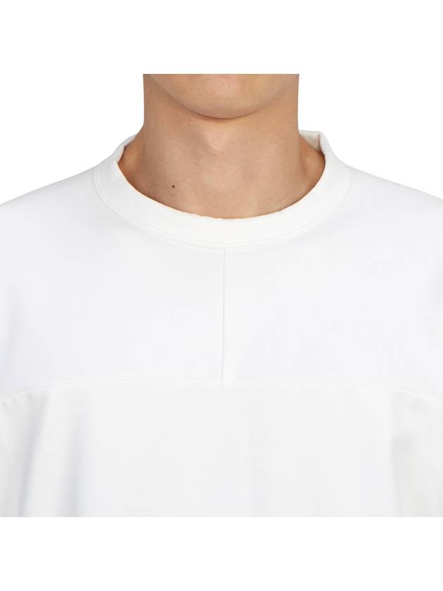 Metropolis Series Brushed Sweatshirt White - CP COMPANY - BALAAN 7