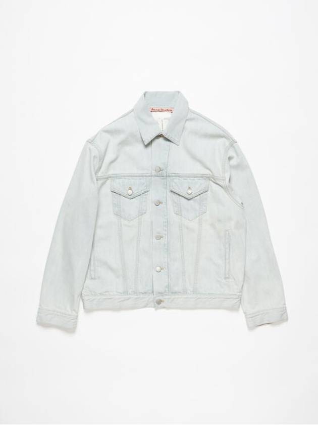 Distressed Panel Denim Jacket Blue - ACNE STUDIOS - BALAAN 2