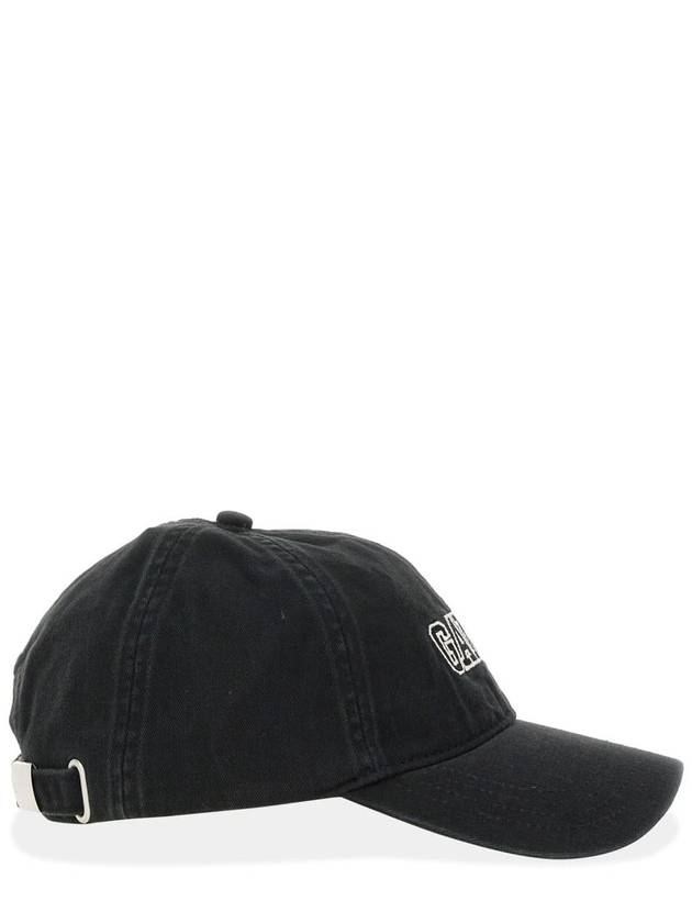 Logo Ball Cap Black - GANNI - BALAAN 3