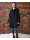 Labyrinth Winter Half Coat Black - LETTER FROM MOON - BALAAN 1