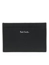 Logo Rainbow Car Card Wallet Black - PAUL SMITH - BALAAN 1