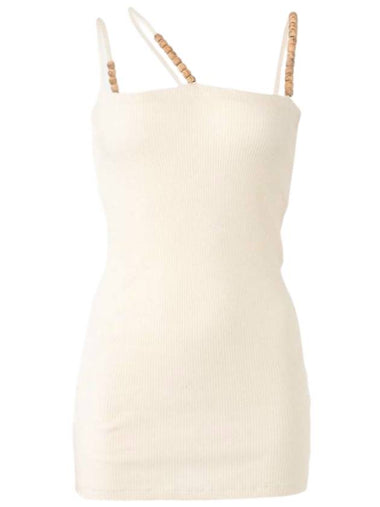 Tav Recycled Cotton Rib Sleeveless Undyed - BASERANGE - BALAAN 1