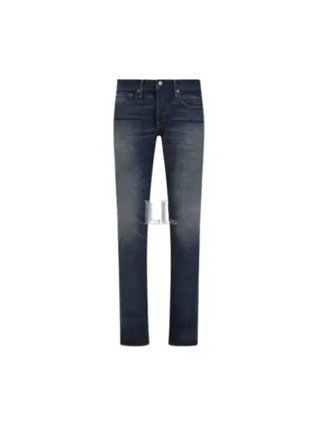 Cotton Straight Jeans Blue - TOM FORD - BALAAN 2