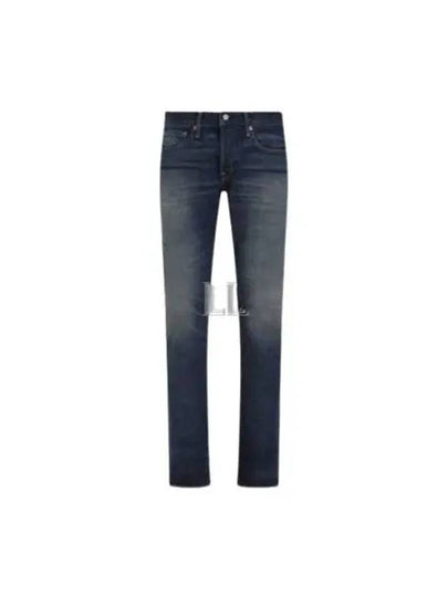 Cotton Straight Jeans Blue - TOM FORD - BALAAN 2