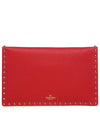 Pebble leather envelope clutch VW2P0P56VSH - VALENTINO - BALAAN 2