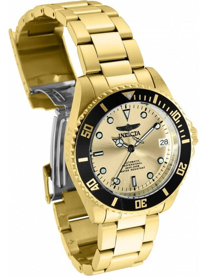 Invicta Pro Diver Date Automatic Gold Dial Ladies Watch 35710 - INVICTA - BALAAN 2