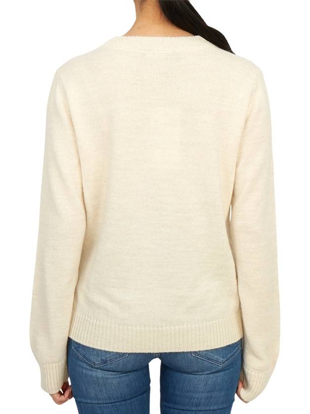 Taiga Knit Top Ivory - MAX MARA - BALAAN 5