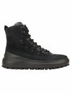 Hiking Leather Walker Boots Black - STONE ISLAND - BALAAN 2