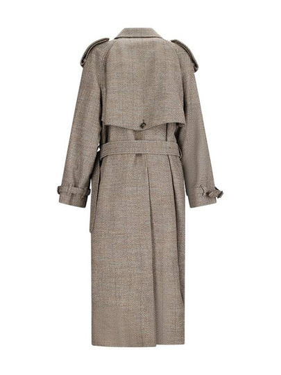 CHECKED TRENCH COAT WITH BELT - STELLA MCCARTNEY - BALAAN 2