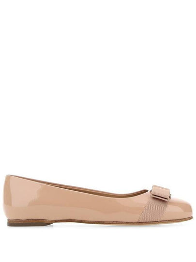 Women’s Varina Bellet Flats Brown - SALVATORE FERRAGAMO - BALAAN 2