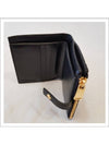 Intrecciato Zipper Half Wallet Black - BOTTEGA VENETA - BALAAN 5