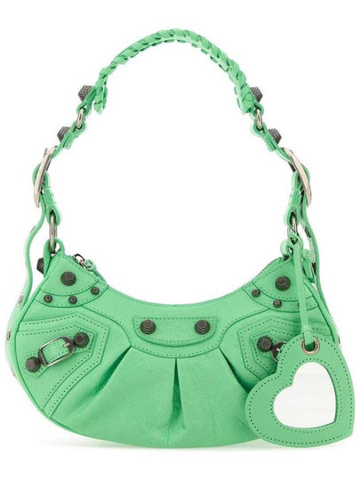 Le Cagole XS Lambskin Shoulder Bag Light Green - BALENCIAGA - BALAAN 2