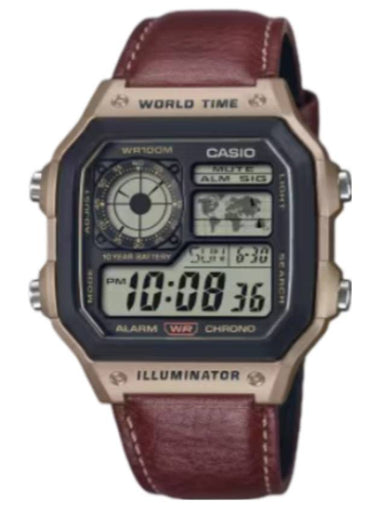 Standard Digital Watch Brown - CASIO - BALAAN 1