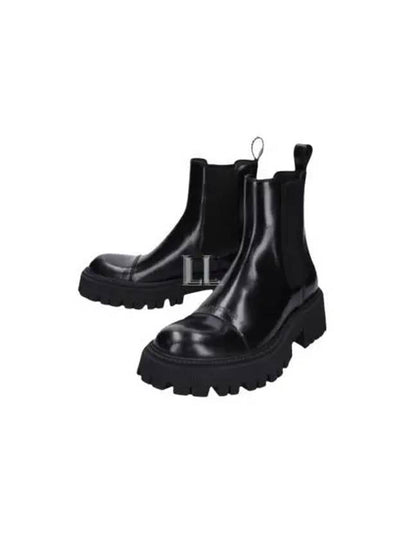 Tractor Leather Chelsea Boots Black - BALENCIAGA - BALAAN 2