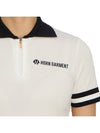 Women's Logo Short Sleeve PK Shirt White - HORN GARMENT - BALAAN 9