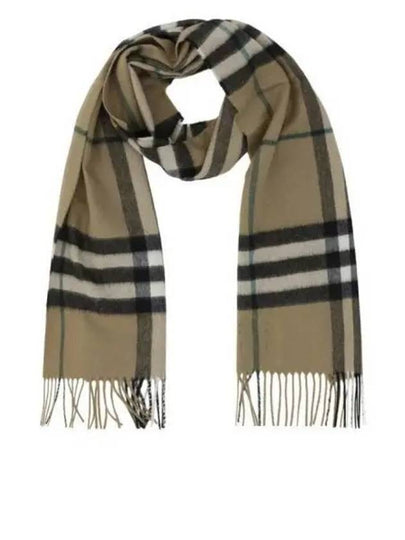 Check Cashmere Scarf Beige - BURBERRY - BALAAN 2