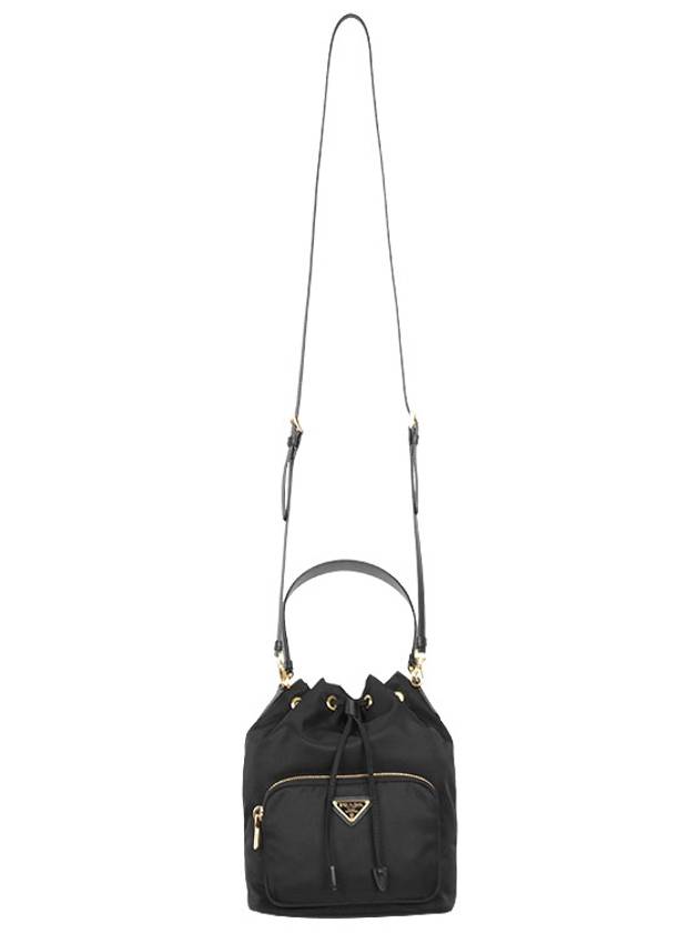 Duet Re-Nylon Bucket Bag Black - PRADA - BALAAN 4