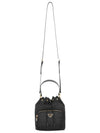 Duet Re-Nylon Bucket Bag Black - PRADA - BALAAN 4