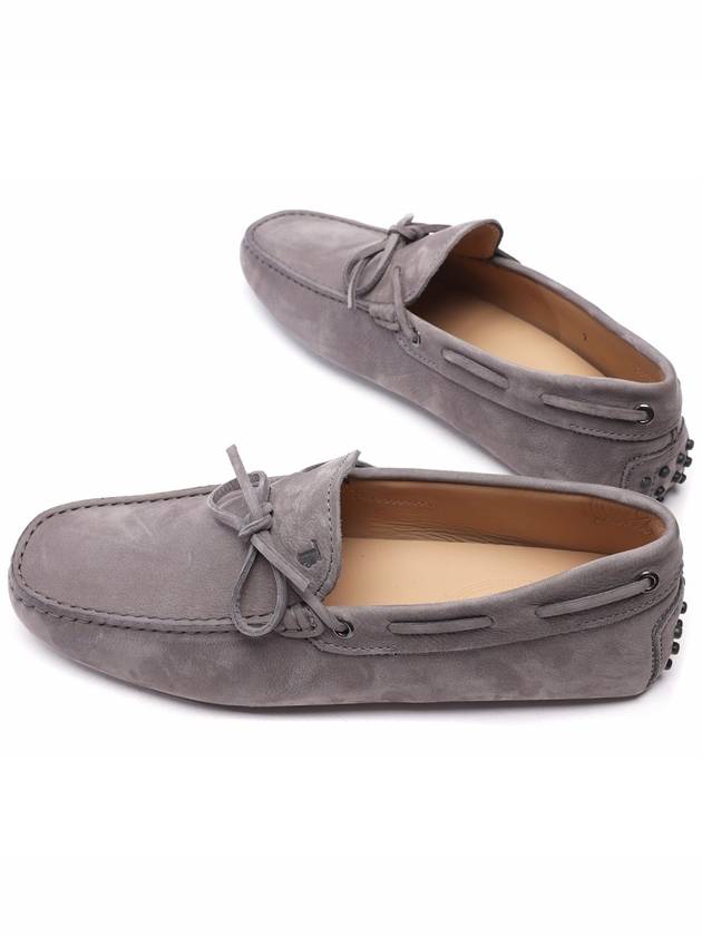 Gommino Nubuck Driving Shoes Grey - TOD'S - BALAAN 7