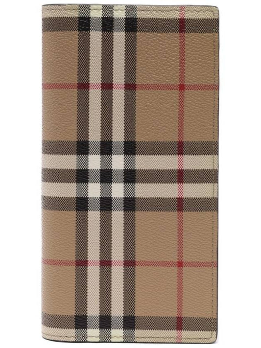 Vintage Check Canvas Long Wallet Beige - BURBERRY - BALAAN 2