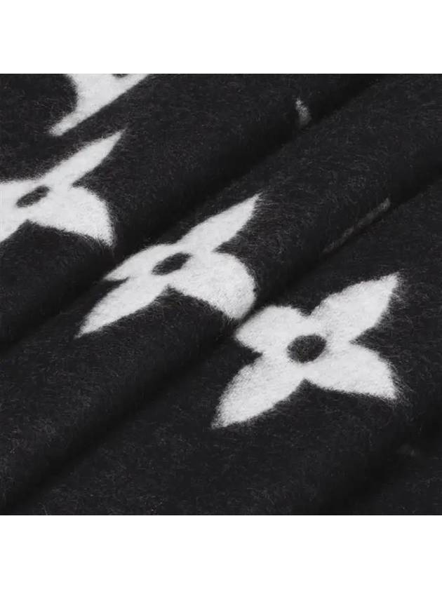 Reykjavik Monogram Cashmere Scarf Black - LOUIS VUITTON - BALAAN 5