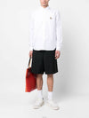 Dressed Fox Patch Relaxed Long Sleeve Shirt White - MAISON KITSUNE - BALAAN 3