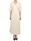 Short sleeve wrap dress 16621078650 TIRO 001 - MAX MARA - BALAAN 1