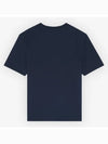 Fox Head Patch Classic Short Sleeve T-Shirt Ink Blue - MAISON KITSUNE - BALAAN 4