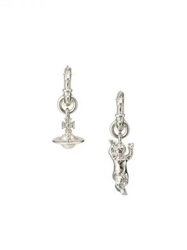 Vivienne Westwood Anglo pearl embellished hoop earrings - VIVIENNE WESTWOOD - BALAAN 1