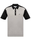 Gancini Embroidery Polo Shirt Grey - SALVATORE FERRAGAMO - BALAAN 3