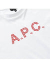 Logo Cotton Short Sleeve T-shirt White - A.P.C. - BALAAN 4