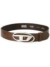 1DR D Buckle Leather Belt Brown - DIESEL - BALAAN 3