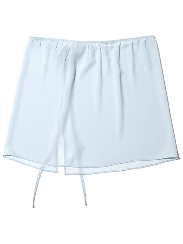 Layered Warp Mini Skirt Sky - LESEIZIEME - BALAAN 7