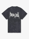 Logo Print Short Sleeve T-Shirt Washed Black - BALENCIAGA - BALAAN 2