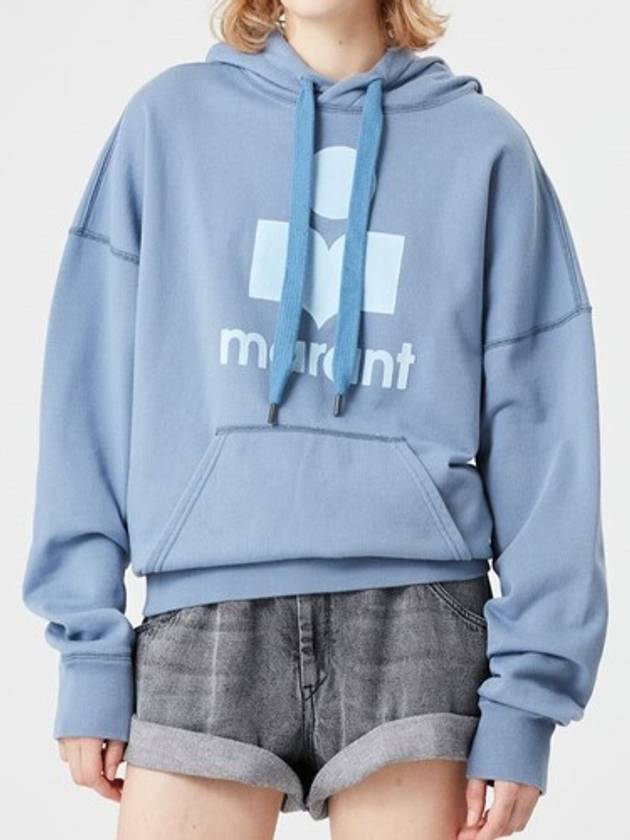 Women s Etoile Logo Hoodie GREYISHBLUE SIZE38 SW036222A044E - ISABEL MARANT - BALAAN 6