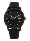 TR90 Quartz Silicone Strap Watch Black - LACOSTE - BALAAN 6