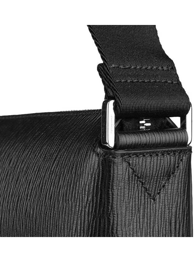 Men's Gancini Cross Bag Black - SALVATORE FERRAGAMO - BALAAN 9