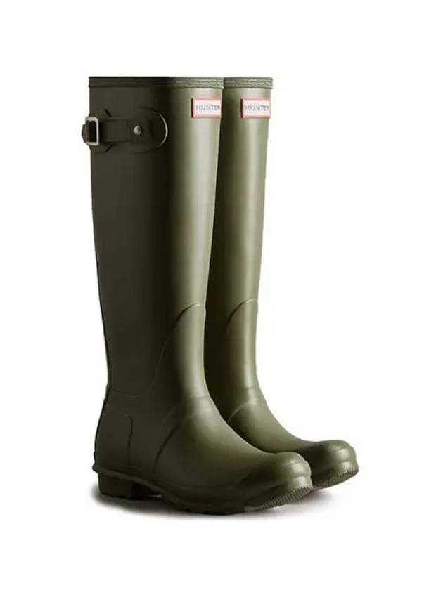 Original Tall Wellington Rain Boots Olive - HUNTER - BALAAN 2