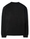 Chest Patch Long Sleeve T-Shirt Black - STONE ISLAND - BALAAN 3