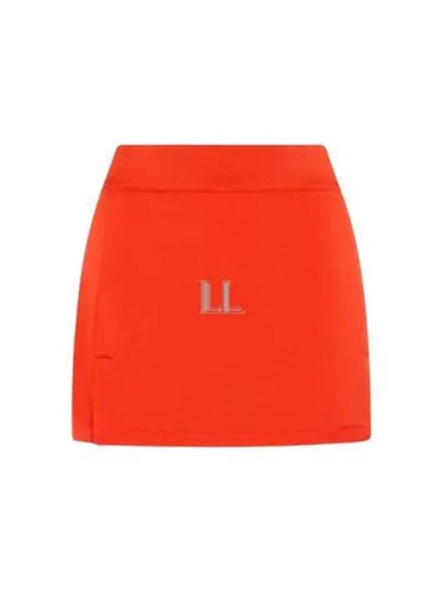 Amelie Golf A Line Skirt Tangerine Tango - J.LINDEBERG - BALAAN 2