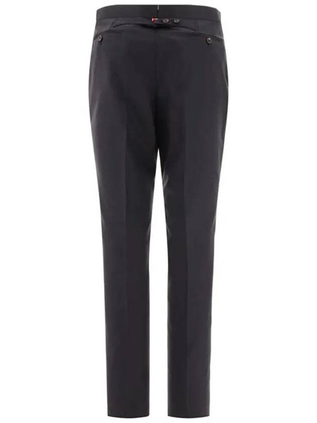 Super 120S Twill Classic Backstrap Trouser Pants Dark Grey - THOM BROWNE - BALAAN 3