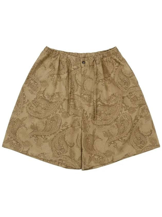 Men's Paisley Shorts Beige - AJOBYAJO - BALAAN 2