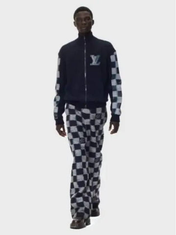 Wool and leather track top 1AFAO1 - LOUIS VUITTON - BALAAN 1