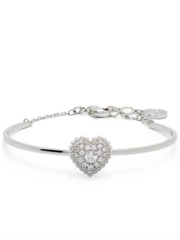 Idyllia Heart Bangle Bracelet Silver - SWAROVSKI - BALAAN 1