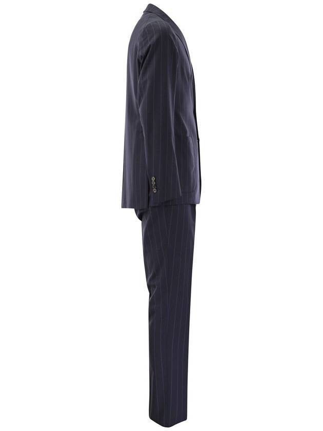 Pinstripe suit in wool and silk - TAGLIATORE - BALAAN 3