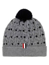 Hat UKH040AY1024 055 Gray - THOM BROWNE - BALAAN 3