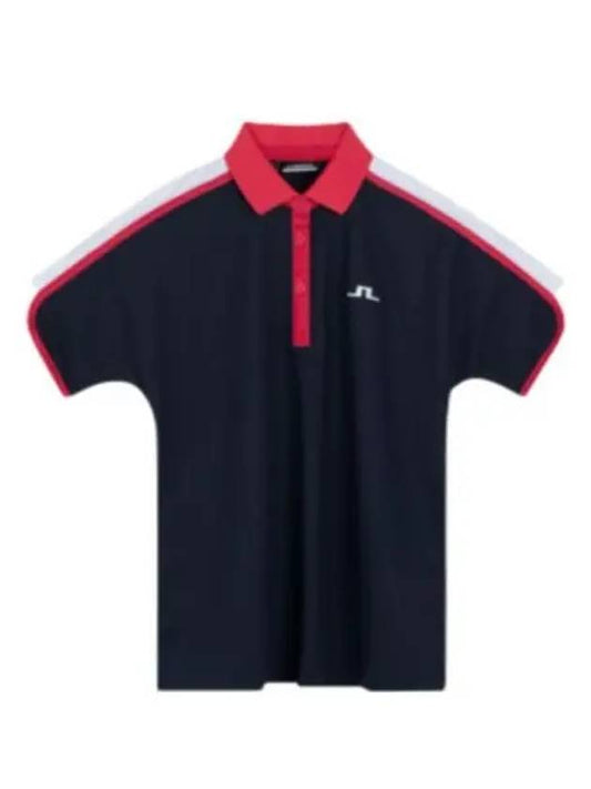 Golf wear women s collar short sleeve t shirt GWJT08096 6855 - J.LINDEBERG - BALAAN 2