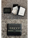 Black band logo leather wallet - GUCCI - BALAAN 2