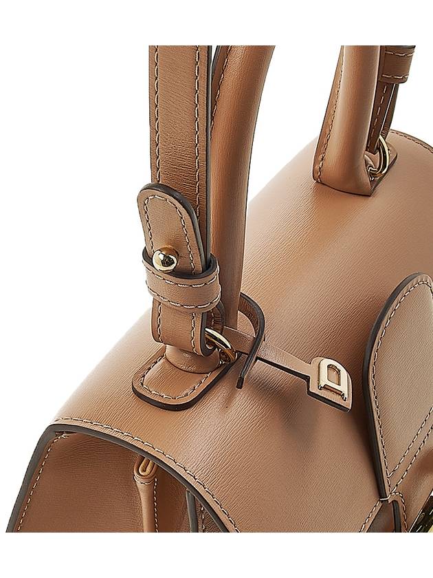 Brillant Mini Box Tote Bag Brown - DELVAUX - BALAAN 8