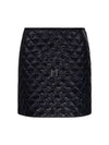 Padded Mini A-Line Skirt Black - MONCLER - BALAAN 2